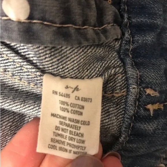 Little Girls American Eagle Denim Jean Jacket. Boho. Grommet embellishments - Picture 5 of 6